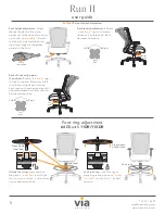 Предварительный просмотр 6 страницы Via Seating Run II User Manual