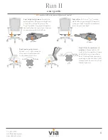 Предварительный просмотр 7 страницы Via Seating Run II User Manual