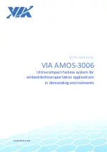 VIA Technologies AMOS-3006 User Manual предпросмотр