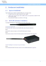 Предварительный просмотр 11 страницы VIA Technologies ARTiGO A950 Quick Start Manual