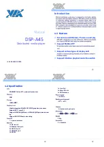 VIA Technologies DSP-A45 Manual preview