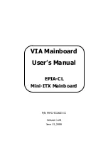 VIA Technologies EPIA-CL User Manual предпросмотр