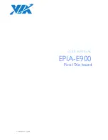 VIA Technologies EPIA-E900-12Q User Manual предпросмотр