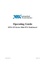 Предварительный просмотр 1 страницы VIA Technologies EPIA EN Series Operating Manual