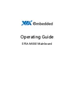 Предварительный просмотр 1 страницы VIA Technologies EPIA-M830 Operating Manual