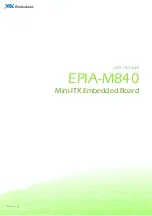 Предварительный просмотр 1 страницы VIA Technologies EPIA-M840 User Manual