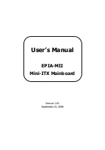 VIA Technologies EPIA-MII User Manual предпросмотр