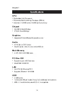 Предварительный просмотр 9 страницы VIA Technologies EPIA Mini-ITX Mainboard User Manual