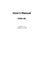 VIA Technologies EPIA-NL User Manual preview