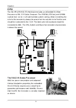 Предварительный просмотр 16 страницы VIA Technologies EPIA-PD Mini-ITX User Manual