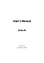 VIA Technologies EPIA-PE User Manual предпросмотр