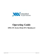 VIA Technologies EPIA SN-Series Operating Manual предпросмотр