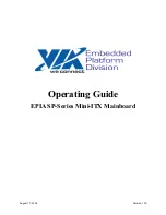 VIA Technologies EPIA SP 13000 Operating Manual предпросмотр