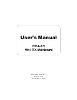 Предварительный просмотр 1 страницы VIA Technologies EPIA-TC User Manual