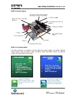 Предварительный просмотр 3 страницы VIA Technologies EPIA V-Series Operating Manuallines