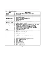 Preview for 7 page of VIA Technologies G03-NC73-F Technical Manual