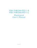 Предварительный просмотр 1 страницы VIA Technologies P4X266-PE11-L User Manual