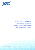 VIA Technologies SOM-6X80 User Manual предпросмотр