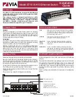 Предварительный просмотр 1 страницы VIA Technologies VIA16 Installation Manual