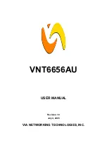 Предварительный просмотр 1 страницы VIA Technologies VNT6656AU User Manual