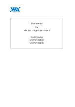 VIA Technologies VNT9271BB03B User Manual preview