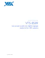 Предварительный просмотр 1 страницы VIA Technologies VTS-8589 User Manual