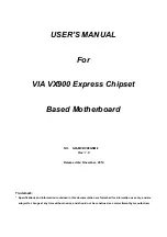 Предварительный просмотр 1 страницы VIA Technologies VX900 User Manual