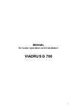 Viadrus G 700 Manual предпросмотр