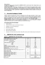 Preview for 3 page of Viadrus OV 100 L Manual For Operation And Installation