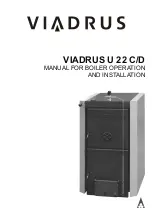 Viadrus ules U26 Operation And Installation Manual предпросмотр