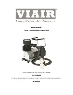 Preview for 1 page of VIAIR 00093-90P User Manual