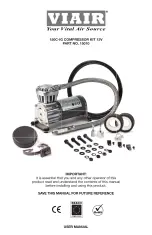 VIAIR 150C-IG User Manual preview