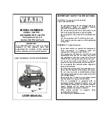 Preview for 1 page of VIAIR 20008 User Manual