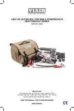 VIAIR 400P-RV User Manual preview