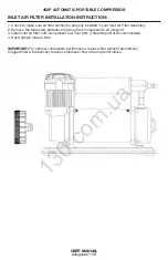 Предварительный просмотр 7 страницы VIAIR 45043 EXTREME SERIES User Manual