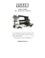 VIAIR 85 User Manual preview