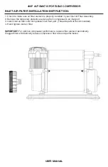 Preview for 6 page of VIAIR HEAVYWEIGHT Series User Manual