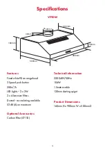 Preview for 14 page of Viali VF60W Instruction Manual