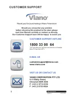 Предварительный просмотр 4 страницы VIANO LEDTV60FHD Owner'S Operation Manual