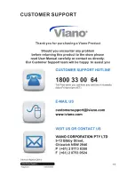 Preview for 18 page of VIANO VIA51SPK Owner'S Operation Manual