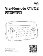 Viaplay Via-Remote C1 User Manual предпросмотр