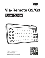 Preview for 1 page of Viaplay Via-Remote G2 User Manual