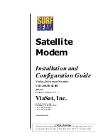 Предварительный просмотр 3 страницы ViaSat SurfBeam Installation And Configuration Manual