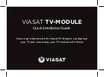 ViaSat TV-MODULE Quick Installation Manual предпросмотр