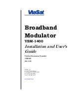 Предварительный просмотр 7 страницы ViaSat VBM-1400 Installation And User Manual