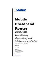 ViaSat VMBR-1520 Installation, Operation And Maintenance Manual предпросмотр