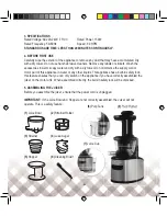 Preview for 6 page of Viatek LIFE JUICER Manual