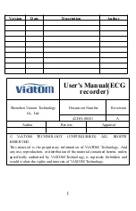 Предварительный просмотр 1 страницы Viatom 3622 Manual