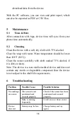 Preview for 14 page of Viatom BabyO2 User Manual