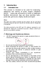 Preview for 4 page of Viatom Checkme O2 User Manual